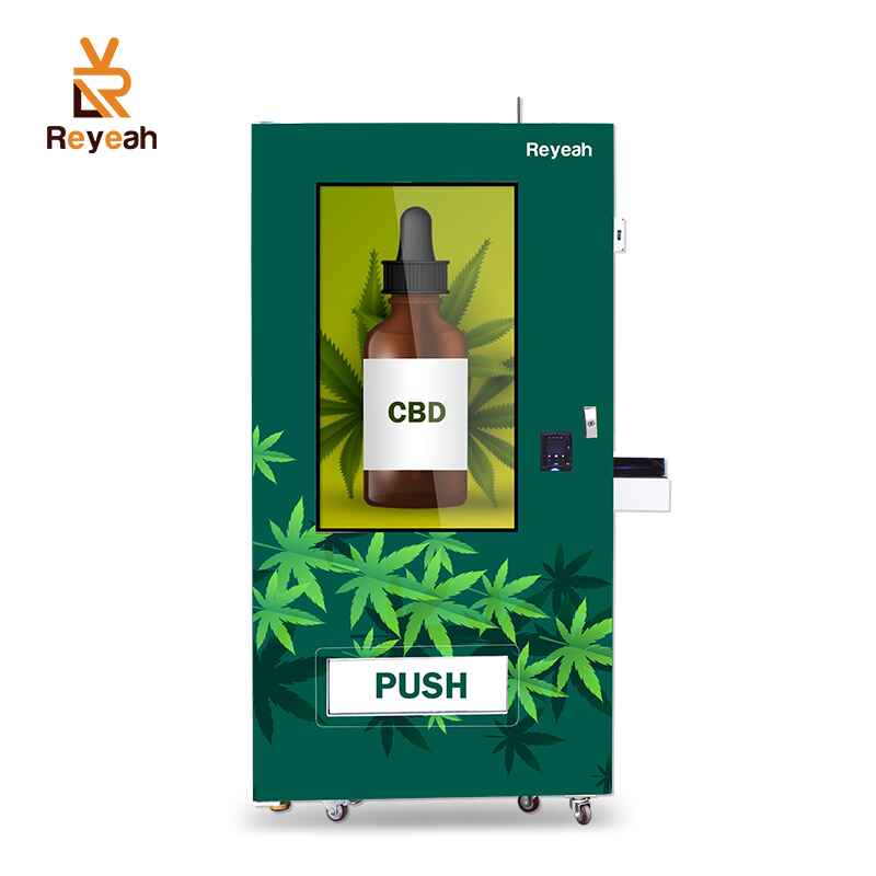 800 Units Capacity 43" Weed CBD E-Cigarette Vending Machine Supplier Age Verification Touch Screen Smart VMS Solution Face Recognition with Cashless Payments - C11