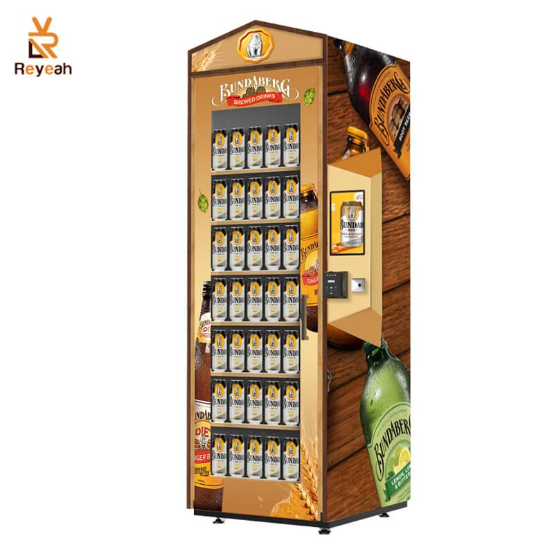 7 Grid Trays Revolutionary Smart Fridge Vending Machine with AI Technology Image Recognition Cashless Payments - W11