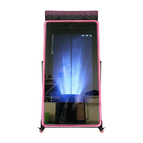 Foldable Flash Full Mirror Touch Screen Photo Booth for Wedding Birthdays Park Entertainment Place Hotel Museum and Party and Events - RCM430